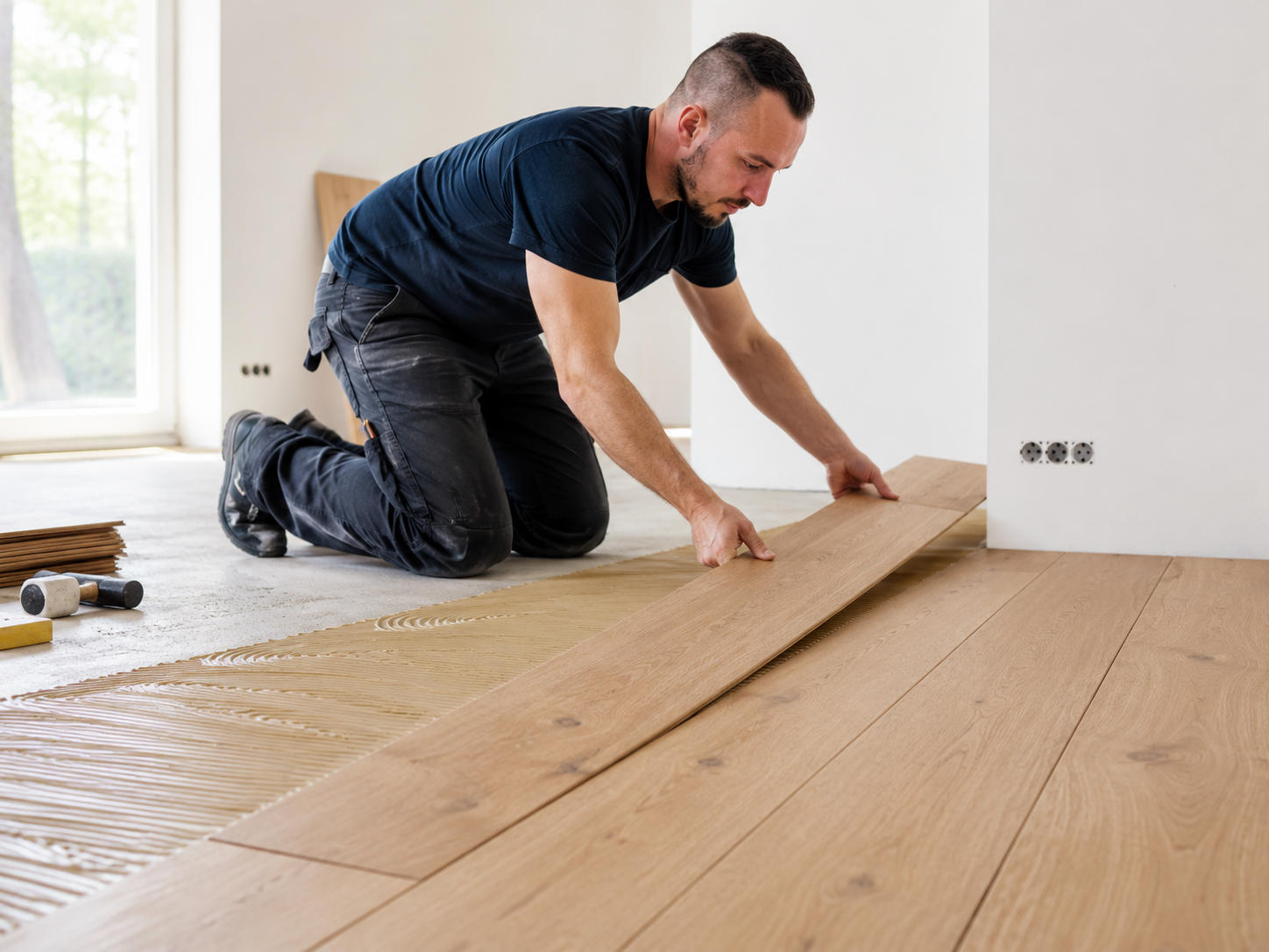 Vloer & Interieurafwerking — parketvloer leggen